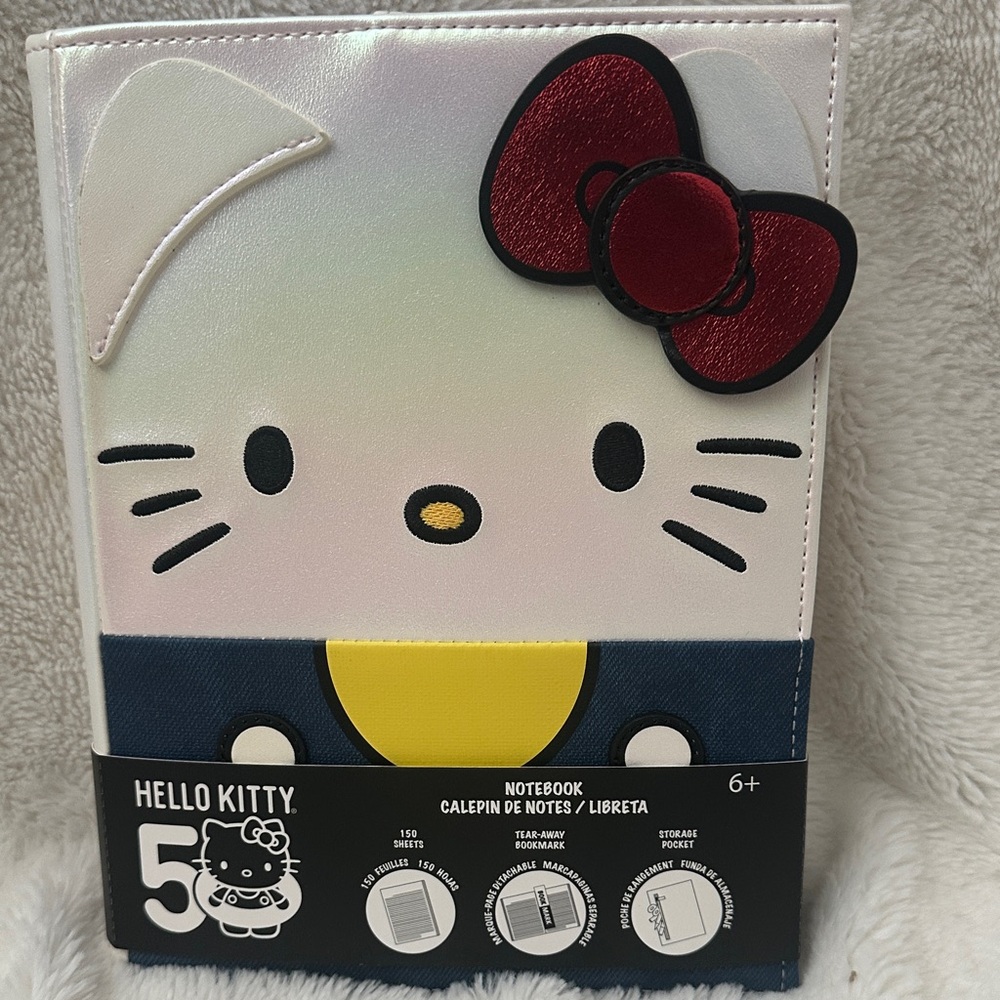 Loungefly Hello Kitty Notebook - Red, Yellow, Blue